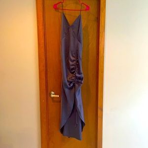 NWT Nasty Gal Blue full length special occasion dress size small